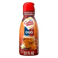 KEM SỮA LỎNG 2 VỊ DUO VANILLA CARAMEL Coffee Mate Liquid Coffee Creamer, 946ml (32 oz)