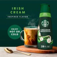 KEM SỮA LỎNG Starbucks Irish Cream Coffee Creamer, Chocolate & Vanilla Flavored, 828ml (28 oz)