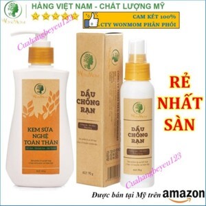 Kem sữa nghệ toàn thân Wonmom