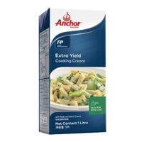 Kem Sữa Tươi Tiệt Trùng Nấu Ăn, Extra Yield Cooking Cream, 20% Better Yield (1L) - ANCHOR