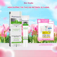 Kem tái tạo da ban đêm PHARMACERIS RETINOL 0.3 giảm mụn, nếp nhăn tuýp 40ml