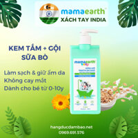 Kem Tắm & Gội Sữa Bò cho Bé Mamaearth Milky Soft Head to Toe Wash - 400ml