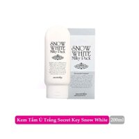 Kem tắm trắng da body và mặt cao cấp Snow White Milky Pack Hàn Quốc 200g - Twins Cosmetic