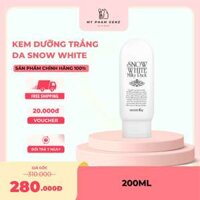 Kem tắm trắng da toàn thân secret key snow white milky pack