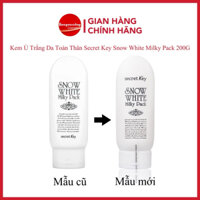 Kem tắm trắng Secret Key Snow White Milky Pack 200g