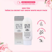 Kem Tắm Trắng Toàn Thân Secret Key Snow White Milky Pack 200g