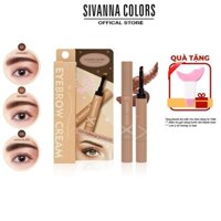 kem tán chân mày Sivanna Colors  Stereoscopic Long-Lasting Eyebrow Cream | HF5093
