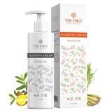 Kem tan mỡ bụng cấp tốc chiết xuất quế gừng Truesky Premium dạng vòi nhấn tiết kiệm 200ml - Slimming Cream