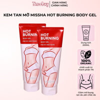 Kem tan mỡ bụng MISSHA HOT BURNING BODY GEL giúp giảm mỡ bụng rạn da hiệu quả săn chắc da giảm mỡ an toàn