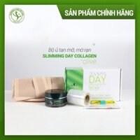 Kem tan mỡ bụng mờ thâm rạn bụng Slimming Day Collagen Olive, giảm eo hiệu quả