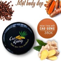 kem tan mỡ Cao Gừng