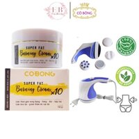 Kem Tan Mỡ Cô Bông 150g Tặng Máy Massage Cầm Tay Làm Tan Mỡ Bụng Đùi Hông Cánh Tay