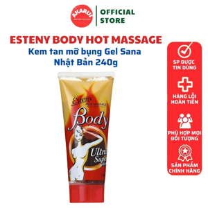 Kem tan mỡ  Esteny Body Hot Massage Gel