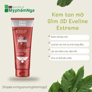 Kem tan mỡ Eveline Slim Extreme 3D (kem ngày)