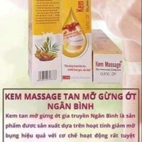 Kem tan mỡ gừng ớt