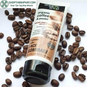 Kem tẩy da chết mặt Organic Shop 75ml