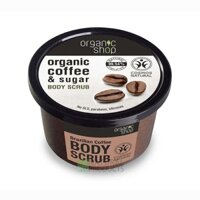 Kem tẩy da chết toàn thân Organic Shop Body Scrub Coffee