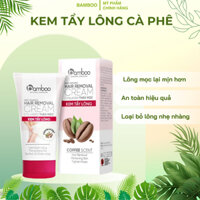 Kem Tẩy Lông Bamboo Thảo Mộc Cà Phê An Toàn Hiệu Quả, Tẩy Sạch Lông Cho Da Mịn Màng