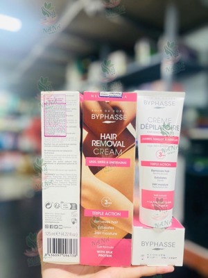 Kem Tẩy Lông Byphasse Hair Removal Cream 125ml
