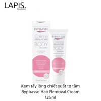 Kem tẩy lông Byphasse Hair Removal Cream chiết xuất từ tơ tằm 125ml