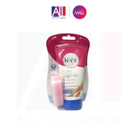 Kem tẩy lông chân tay trong khi tắm cho da nhạy cảm Veet Hair Removal Cream in Shower Legs and Body Sensitive Skin 150ml  Bill Anh - 150ml