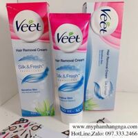 KEM TẨY LÔNG CHO DA NHẠY CẢM VEET SILK FRESH PHÁP