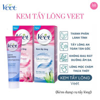 Kem tẩy lông cho da nhạy cảm Veet Silk Fresh 50g,100g