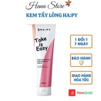 Kem tẩy lông Ha:py vi sinh Hapy probiotics hair removal cream tẩy sạch lông chân, tay, nách, bikini 120ml