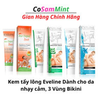 Kem Tẩy Lông Hữu Cơ Eveline 125ml Dành Cho 3 Vùng Bikini, Da Nhạy Cảm Không Gây Kích Ứng