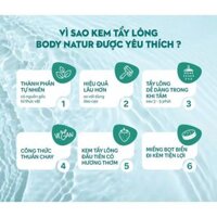 Kem Tẩy Lông Mặt, Body, Bikini, Làm Mềm Da, Nhạt Màu Lông Body Natur Cream Hair Removal Cream 200ml