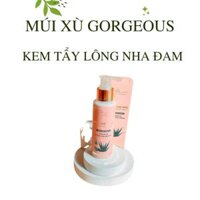 Kem tẩy lông nha đam Múi Xù Gorgeous, tẩy lông vùng kín, nách, tay, chân, triệt lông an toàn không đau rát 100ml