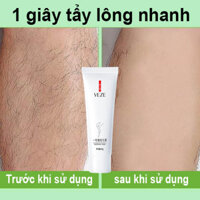 Kem tẩy lông nhanh Kem tẩy lông không đau 60g Nhanh chóng tẩy lông nách chân cánh tay tẩy lông kem cho nam giới phụ nữ