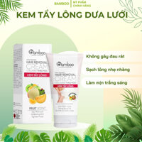 Kem Tẩy Lông Thảo Mộc Dưa Lưới Bamboo Tẩy Lông Nhẹ Nhàng Không Gây Đau Rát, Se Khít Lỗ Chân Lông