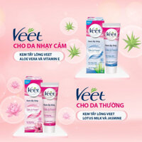 Kem Tẩy Lông Veet 100ml/Kem Wax Lông(Giao Màu Ngẫu Nhiên)