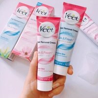 Kem Tẩy Lông Veet Hair Remover Cream - aloe vera and vitamin E 100g