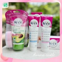 Kem tảy lông Veet | Hair Removal Cream Silk & Fresh | dành cho da nhạy cảm