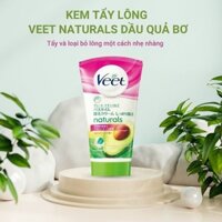 Kem tẩy lông Veet Naturals dầu quả bơ 150g - MADE IN JAPAN.