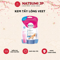 Kem tẩy lông Veet Nhật Bản 150g tẩy lông tay, lông chân triệt lông Natsumi