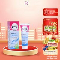 Kem Tẩy Lông Veet Silk &amp; Fresh Aloe Vera &amp; Vitamin E Dành Cho Da Thường và Nhạy Cảm 25g - QuaTangMe Extaste - Da Nhạy Cảm 50 g