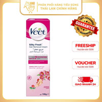 Kem Tẩy Lông Veet Silky Fresh 100g Pháp Giúp Da Mềm Mại Và Trơn Láng