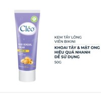 Kem Tẩy Lông Viền Bikini Cléo Từ Khoai Tây & Mật Ong 50g