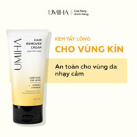 Kem tẩy lông Vùng Kín UMIHA chiết xuất Cúc La Mã (85ml) -  Dành riêng cho tẩy lông vùng kín bikini và da nhạy cảm