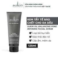 Kem tẩy tế bào chết cân bằng dầu Sukin Oil Balancing Pore Refining Facial Scrub 125ml