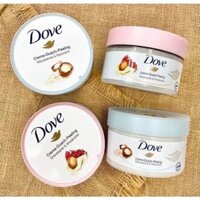 Kem tẩy tế bào chết DOVE Exfoliating Body Scrub Creme-Dusch-Peeling 225ml bản Đức