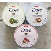 Kem Tẩy Tế Bào Chết DOVE Exfoliating Body Scrub Creme-Dusch-Peeling 225ml Nhập Khẩu Đức