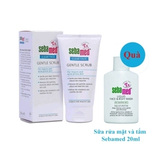 Kem tẩy tế bào chết Sebamed Clear Face Gentle Scrub pH 5.5 150ml