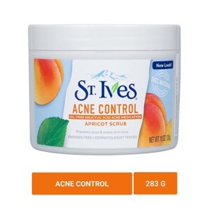 Kem tẩy tế bào chết St.Ives Blemish Control Apricot Scrub 283g