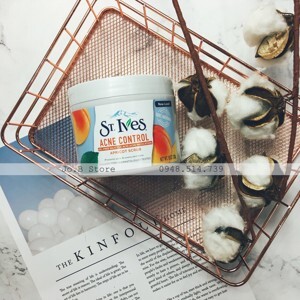 Kem tẩy tế bào chết toàn thân ST.Ives Acne Control Apricot Scrub - 283g