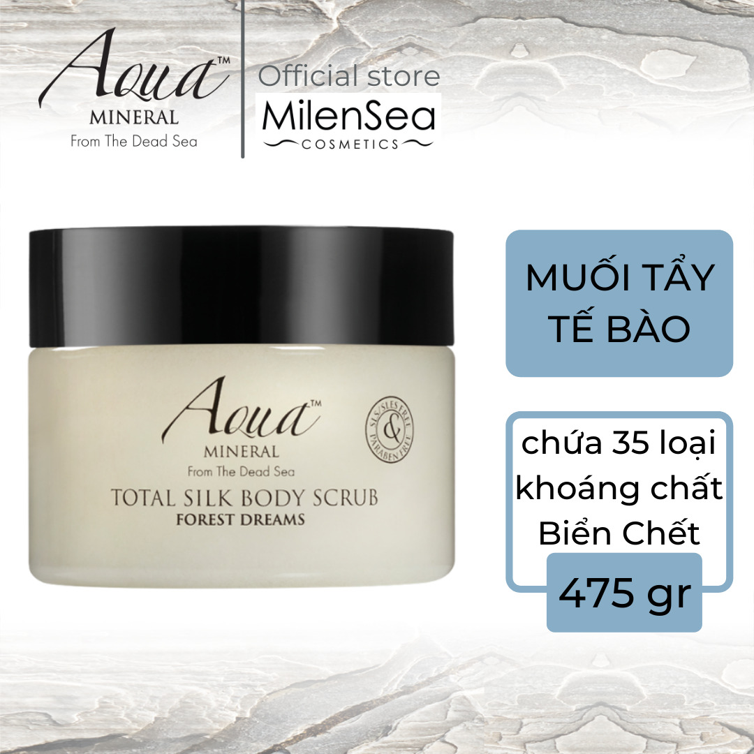 Kem tẩy tế bào chết toàn thân Aqua Mineral Total Silk Body Scrub Forest