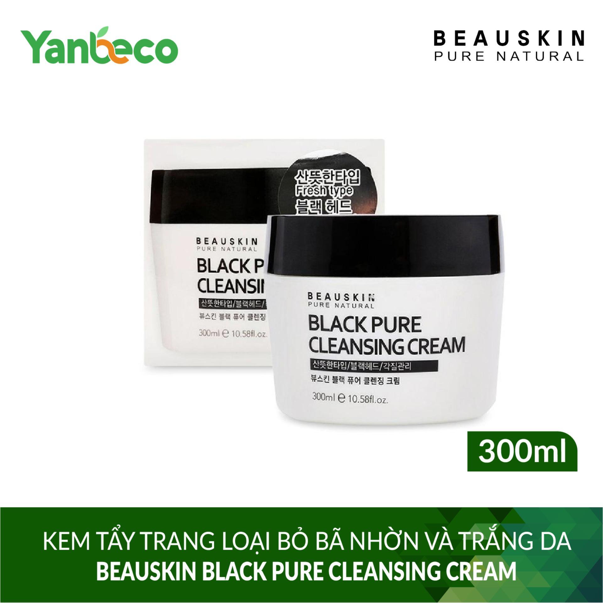 Kem tẩy trang Beauskin Black Pure Cleansing Cream 300ml